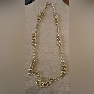 Gold Tone Big And Little Links 28”